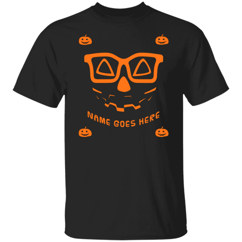Image of Creepy Nerd Pumpkin Halloween Costume T-Shirt (Kids) - DNA Trends