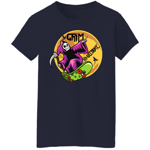 Image of Grim Adventure Halloween Costume Ladies' T-Shirt - DNA Trends