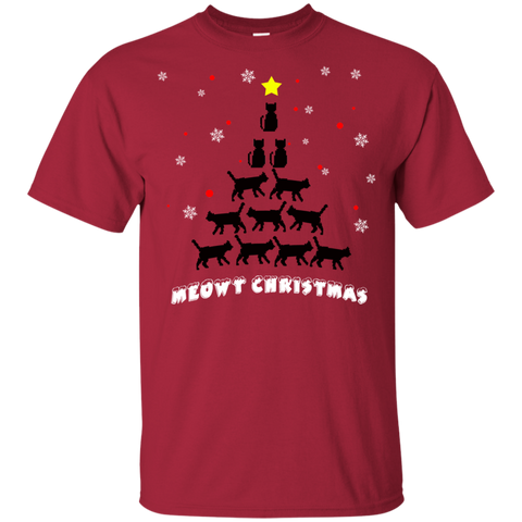 Image of Meowy Christmas Youth Ultra Cotton T-Shirt - DNA Trends