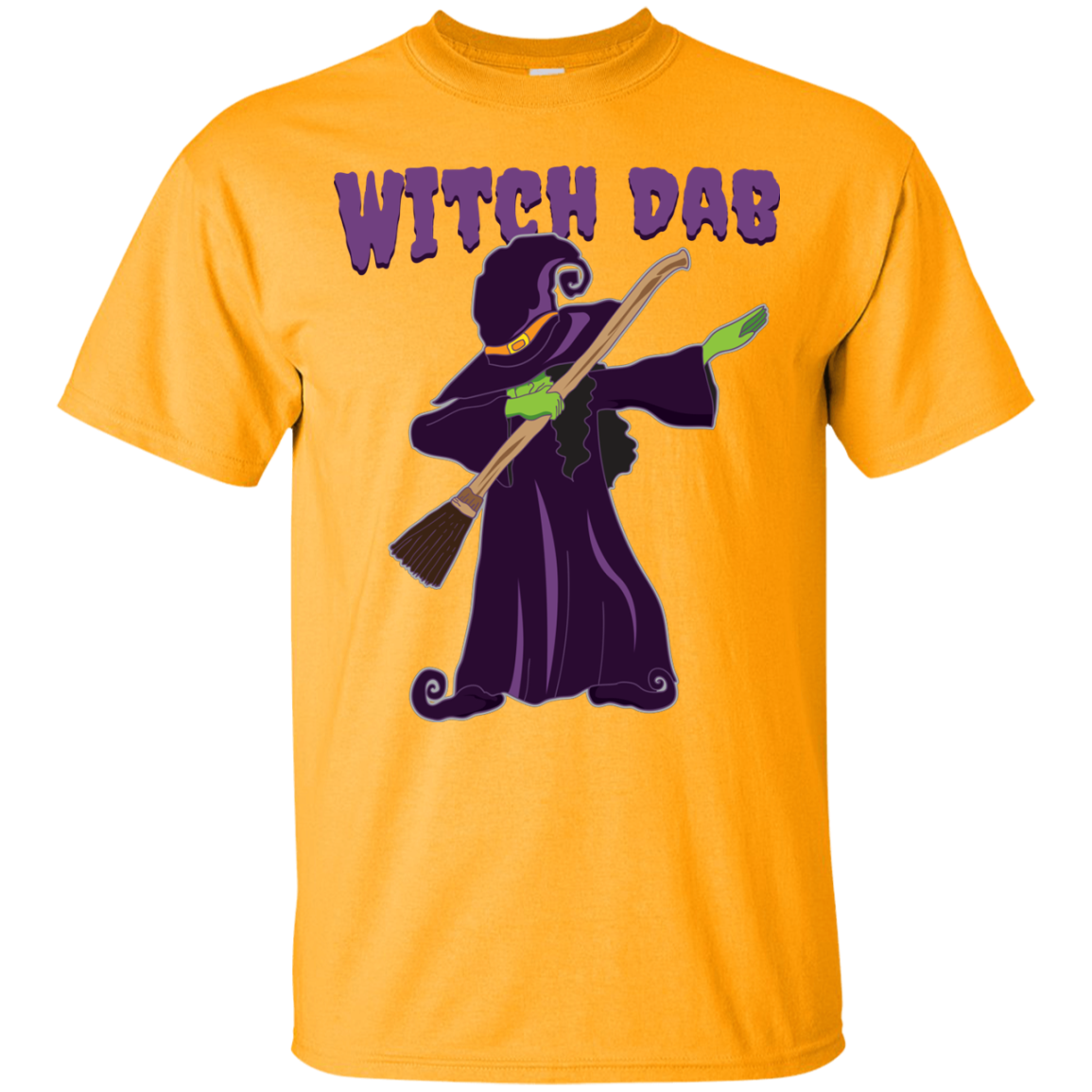 Trendy Witch Dab T-Shirt Halloween Tees (Men) - DNA Trends