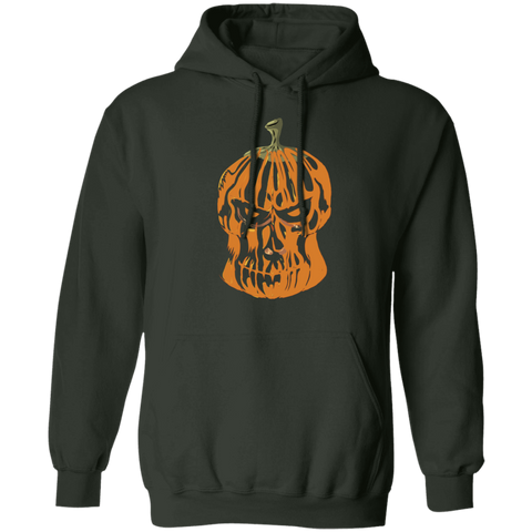 Image of Pumpkin-Skull Halloween Costume Pullover Hoodie - DNA Trends