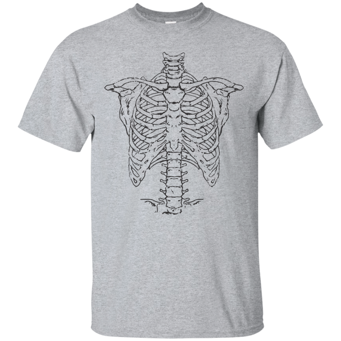Spooky Skeleton Body Halloween Costume T-Shirt(Unisex) - DNA Trends