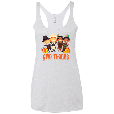 Image of Thanksgiving Racerback Tank - DNA Trends