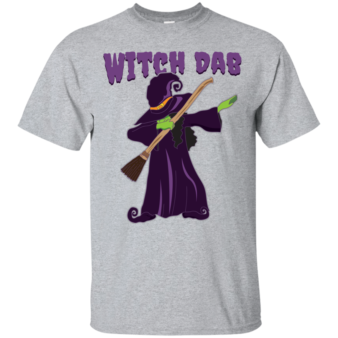 Trendy Witch Dab T-Shirt Halloween Tees (Men) - DNA Trends