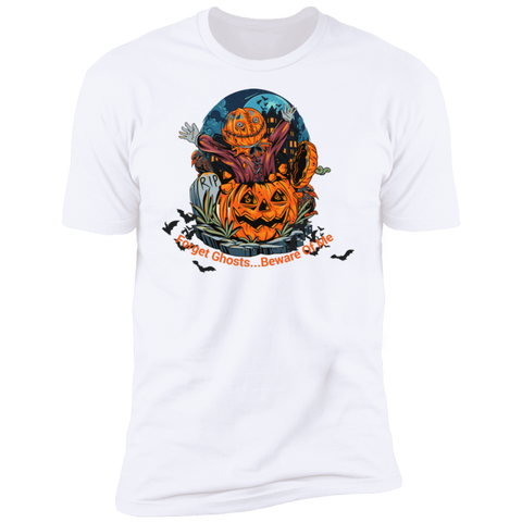 Image of Spooky Yard Halloween Costume T-Shirt (Men) , Forget Ghosts... Beware Of Me Custom Design - DNA Trends