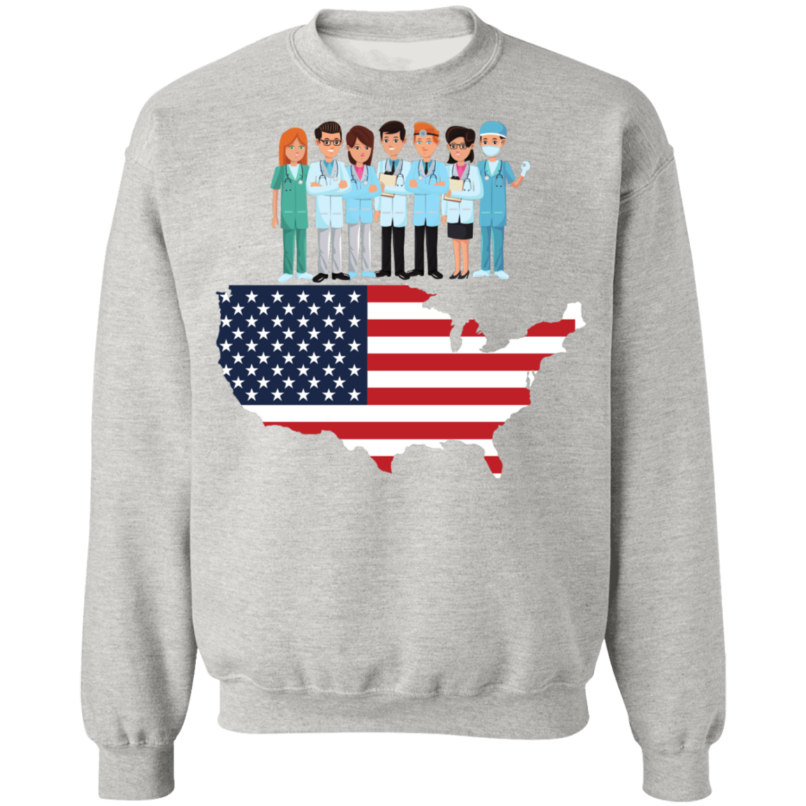 Essential Workers Labor Day Crewneck Pullover Sweatshirt - DNA Trends