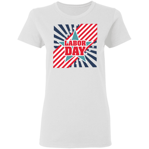 Image of Labor Day Ladies' T-Shirt - DNA Trends