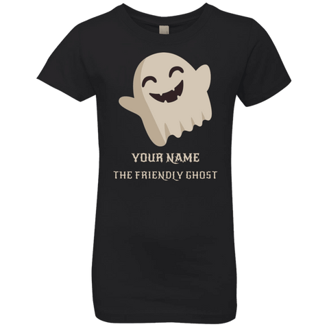 Image of Personalised Friendly Ghost Halloween Costume T-Shirt(Girls) - DNA Trends
