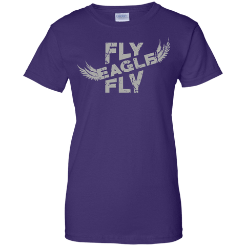 Image of Fly Eagles Fly Ladies' 100% Cotton T-Shirt - DNA Trends