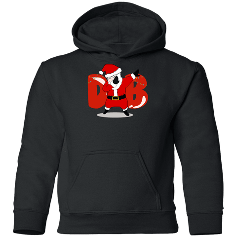 Image of Amusing Dabbing Santa Youth Pullover Hoodie - DNA Trends