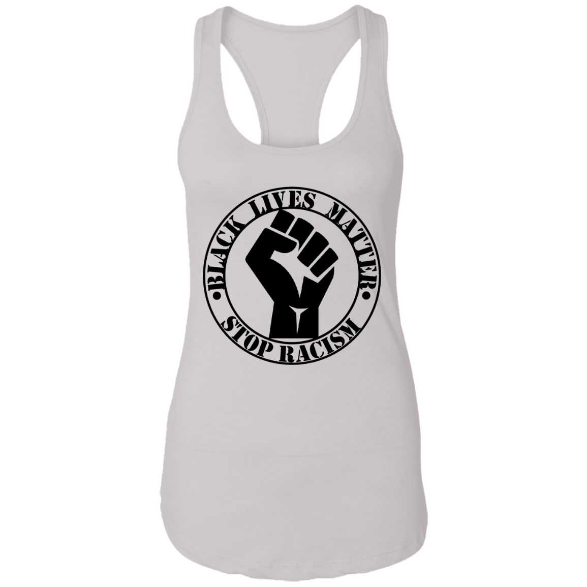 BLM NO TO RACISM Ladies Tank - DNA Trends