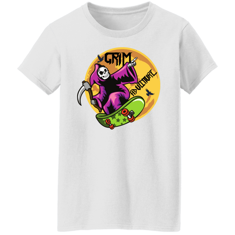 Image of Grim Adventure Halloween Costume Ladies' T-Shirt - DNA Trends