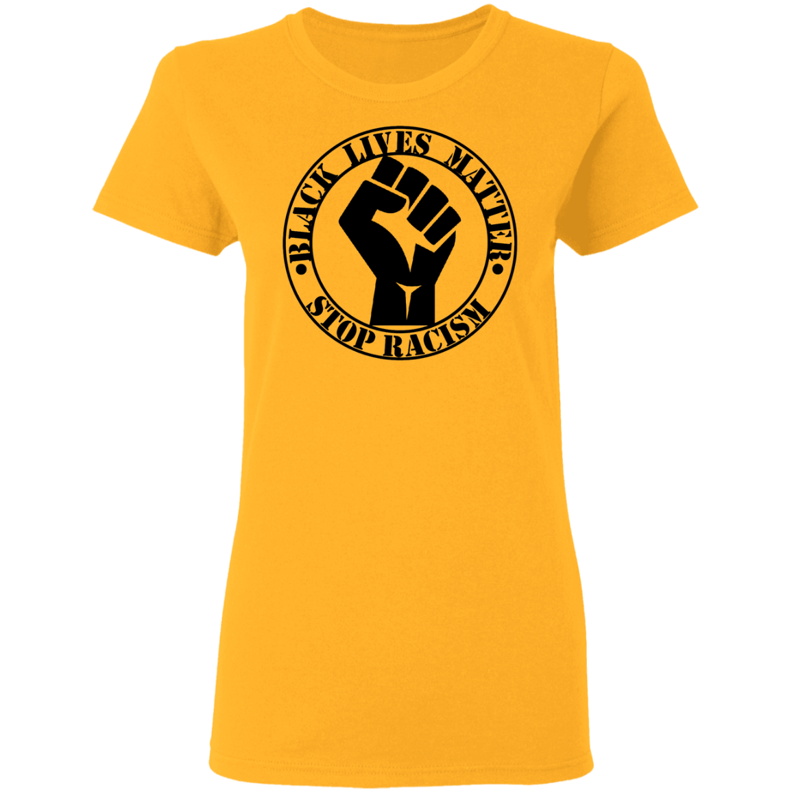 BLM NO TO RACISM Ladies'  T-Shirt - DNA Trends