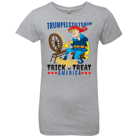 Image of Trumpelstiltskin Trick Or Treat America T-Shirt Halloween Clothes (Girls) - DNA Trends