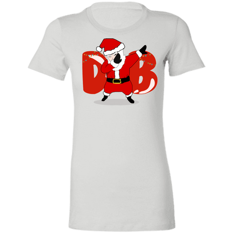 Image of Amusing Dabbing Santa Ladies' SlimFit T-Shirt - DNA Trends