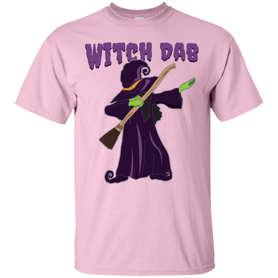 Trendy Witch Dab T-Shirt Halloween Tees (Men) - DNA Trends