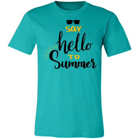 Image of Say Hello To Summer Unisex Jersey T-Shirt - DNA Trends