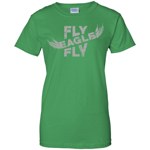 Image of Fly Eagles Fly Ladies' 100% Cotton T-Shirt - DNA Trends