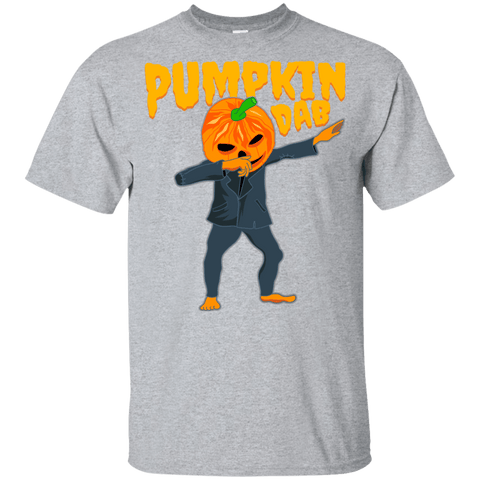 Image of Trendy Pumpkinhead Dab T-Shirt Halloween Tees (Boys) - DNA Trends
