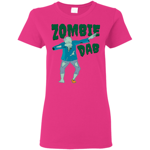 Image of Trendy Zombie Dab T-Shirt Halloween Tee (Women) - DNA Trends
