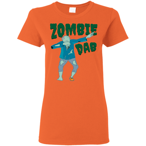 Image of Trendy Zombie Dab T-Shirt Halloween Tee (Women) - DNA Trends
