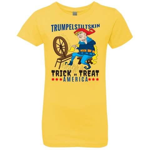 Image of Trumpelstiltskin Trick Or Treat America T-Shirt Halloween Clothes (Girls) - DNA Trends