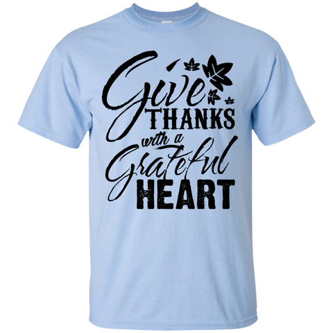 Image of Cool Give Thanks With a Grateful Heart Ultra Cotton T-Shirt - DNA Trends