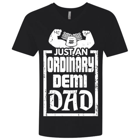 Image of Demi Dad Premium Fitted SS V-Neck - DNA Trends