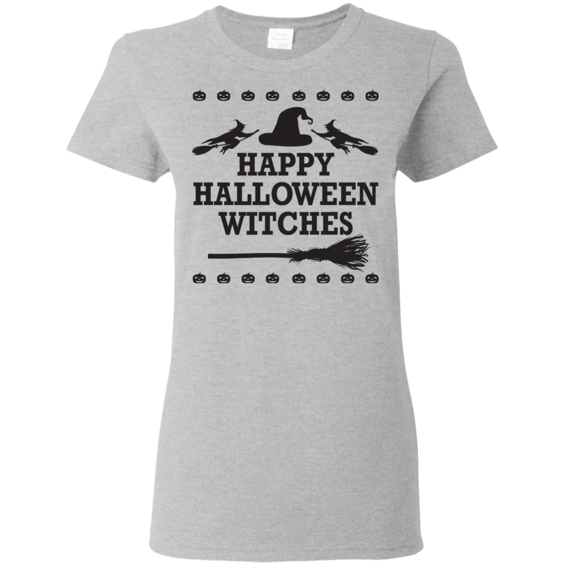Happy Halloween Witches T-Shirt Halloween Clothing (Women) - DNA Trends