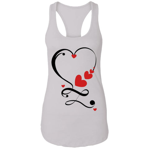 Image of Valentine Infinity(Forever) Love Ladies Ideal Racerback Tank