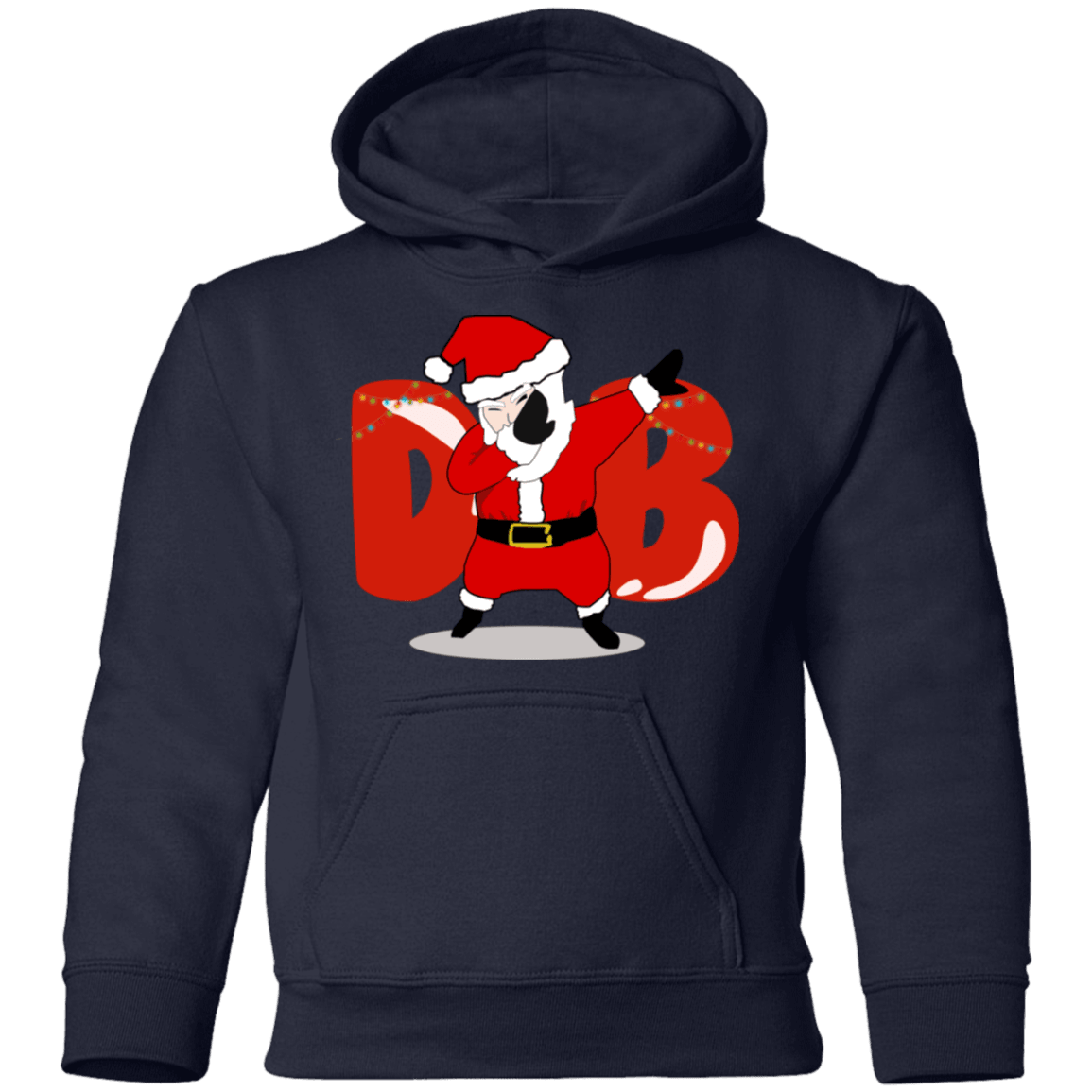 Amusing Dabbing Santa Youth Pullover Hoodie - DNA Trends
