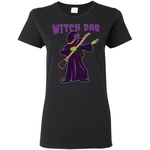 Image of Trendy Witch Dab T-Shirt Halloween Shirts (Women) - DNA Trends