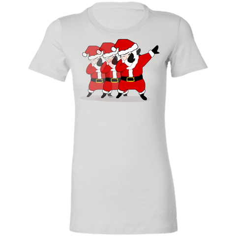 Image of Cool Awesome Dabbing Santa Ladies'  T-Shirt - DNA Trends
