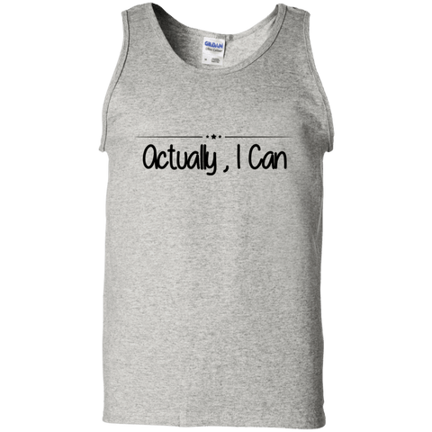 Image of Actually, I Can Tank Top - Motivational Tank - DNA Trends