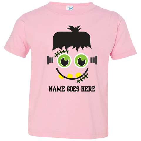 Image of Personalised Frankenstein  Halloween Costume T-Shirt(Toddler) - DNA Trends