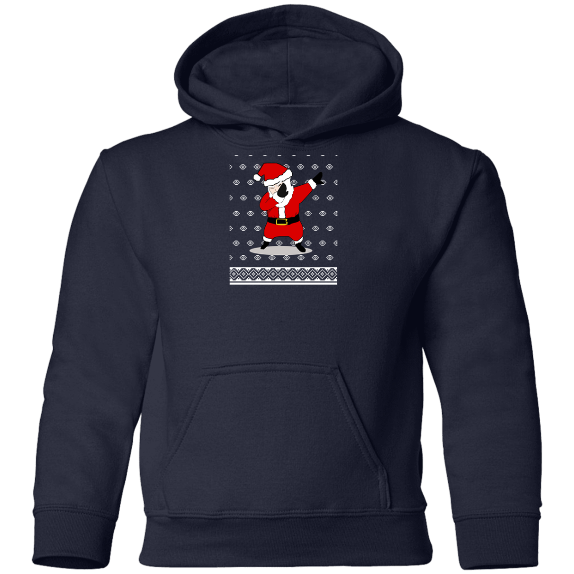 Cool Dabbing Santa Youth Pullover Hoodie - DNA Trends