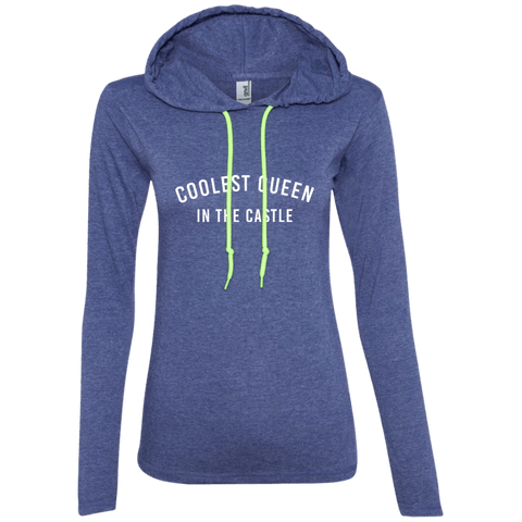 Image of Coolest Queen LS T-Shirt Hoodie - DNA Trends