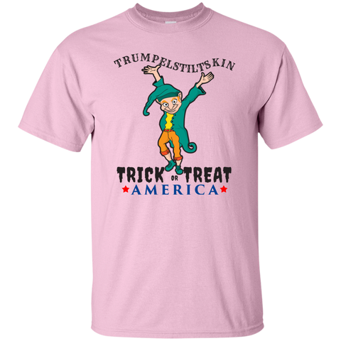 Image of Trumpelstiltskin Trick Or Treat America T-Shirt Halloween Shirts (Men)