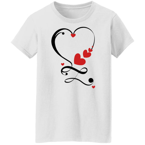 Image of Valentine Infinity(Forever) Love Ladies' T-Shirt