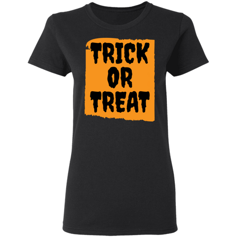 Image of Trick or Treat Halloween Ladies' T-Shirt - DNA Trends