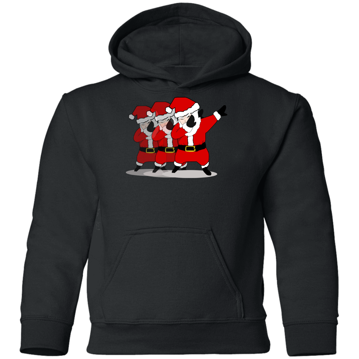 Cool Awesome Dabbing Santa Youth Pullover Hoodie - DNA Trends
