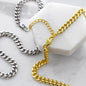 Birthday Gift To Husband, Personalised To My Life Partner Message Cuban Link Chain - DNA Trends