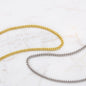 Birthday Gift To Husband, Personalised To My Life Partner Message Cuban Link Chain - DNA Trends