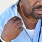 Birthday Gift To Husband, Personalised To My Life Partner Message Cuban Link Chain - DNA Trends