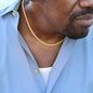 Birthday Gift To Husband, Personalised To My Life Partner Message Cuban Link Chain - DNA Trends