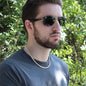 Birthday Gift To Husband, Personalised To My Life Partner Message Cuban Link Chain - DNA Trends