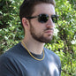 Birthday Gift To Husband, Personalised To My Life Partner Message Cuban Link Chain - DNA Trends