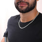 Birthday Gift To Husband, Personalised To My Life Partner Message Cuban Link Chain - DNA Trends