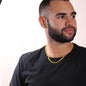 Birthday Gift To Husband, Personalised To My Life Partner Message Cuban Link Chain - DNA Trends