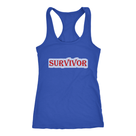 Image of SURVIVOR Racerback Tank - DNA Trends